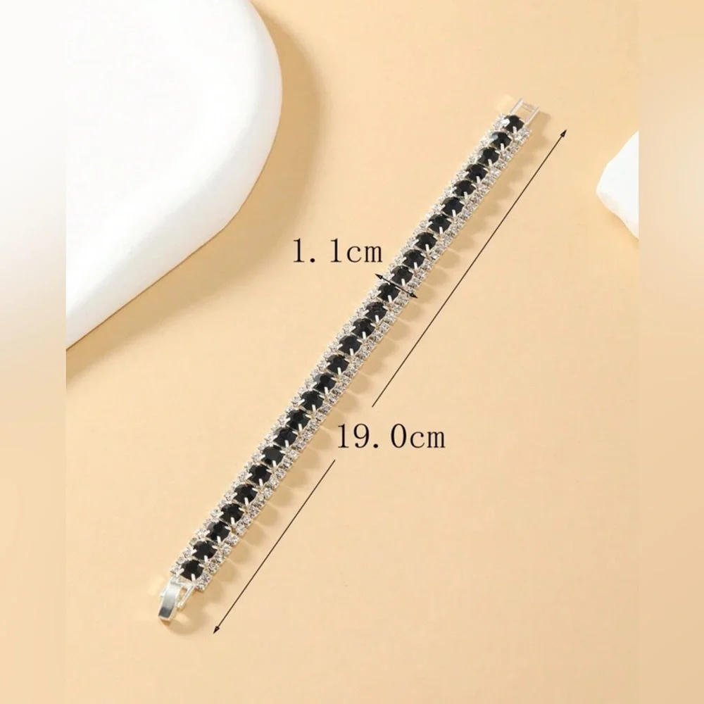 N/A rhinestone bracelet